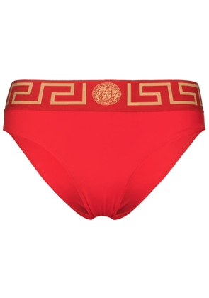 Versace Greca Border bikini bottoms - Red