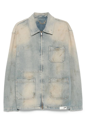 Golden Goose zip-up denim jacket - Blue