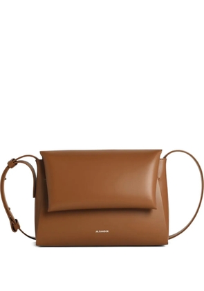 Jil Sander leather cross-body bag - Brown