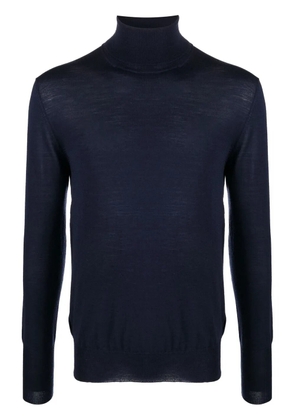 PT Torino roll neck knitted jumper - Blue