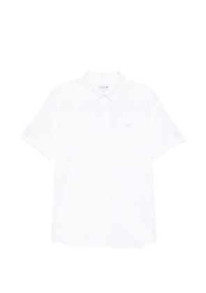 Lacoste logo-embroidered shirt - White