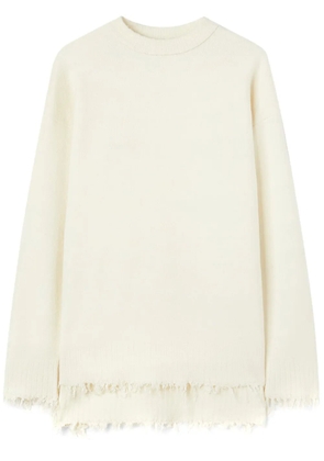 Jil Sander crew-neck jumper - White