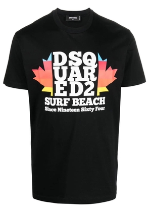 DSQUARED2 graphic-print short-sleeve T-shirt - Black