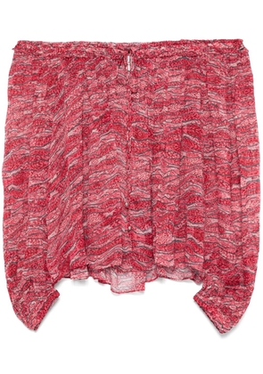 MARANT ÉTOILE Vutti blouse - Red