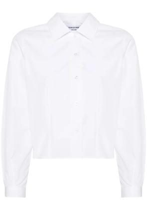 Thom Browne cropped cotton shirt - White