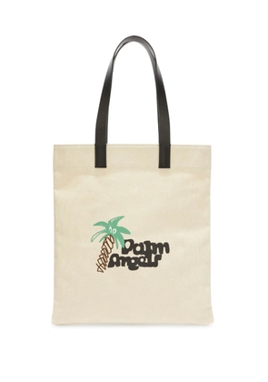 Palm Angels Sketchy logo-print tote bag - Neutrals