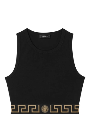 Versace Greca Border cropped top - Black