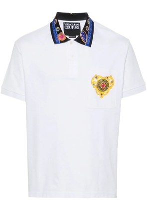 Versace Jeans Couture Heart Couture polo shirt - White
