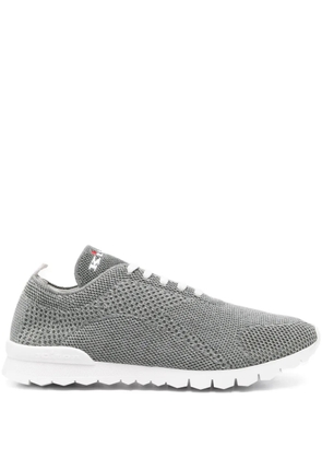 Kiton logo-embroidered sneakers - Grey
