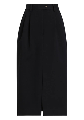 Dolce & Gabbana pleat-detail midi skirt - Black