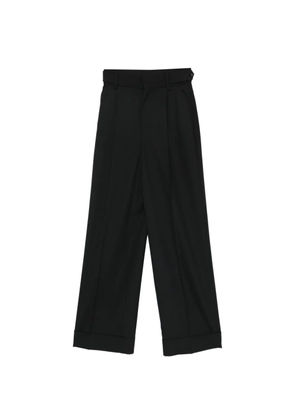 Alberta Ferretti side-pocket trousers - Black