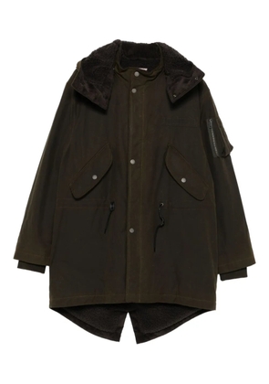 Baracuta corduroy-collar jacket - Green