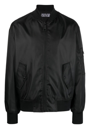 Versace Jeans Couture baroque-print bomber jacket - Black