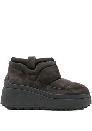 Ash padded platform boots - Brown