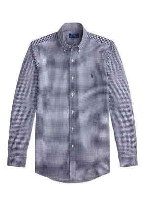 Polo Ralph Lauren gingham long-sleeved shirt - Blue