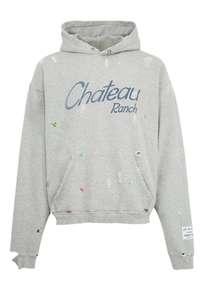 GALLERY DEPT. horseshoe-print hoodie - Grey