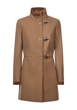 Fay double-breasted toggle coat - Neutrals