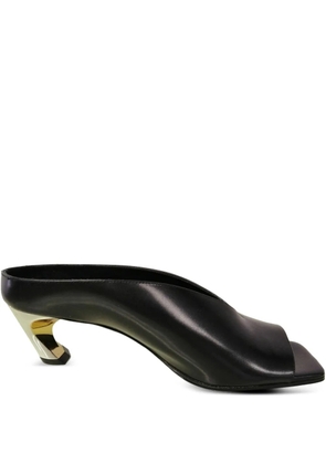 Alexander McQueen open-back heeled sandals - Black