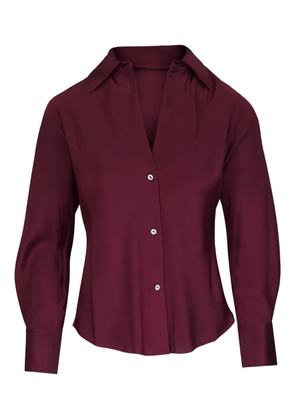 Vince V-neck long-sleeve shirt - Red