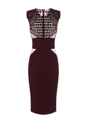 Elisabetta Franchi sequin-embellished midi dress - Purple