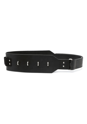 Rick Owens cargo leather belt - Black