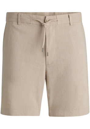 BOSS drawstring chino shorts - Neutrals
