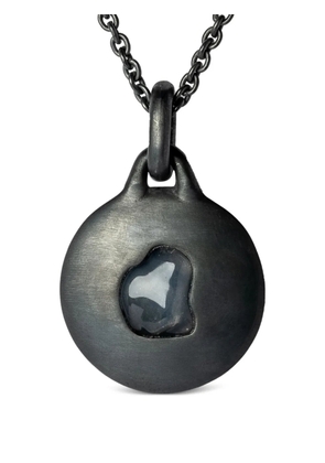 Parts of Four Disk pendant necklace - Black
