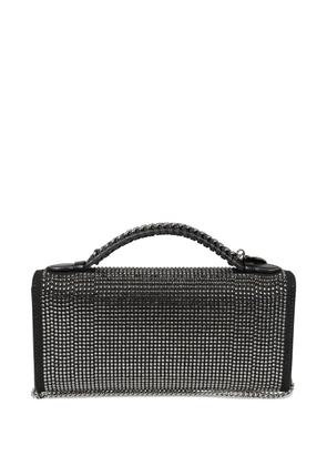 Stella McCartney crystal-embellished chain-handle clutch - Black