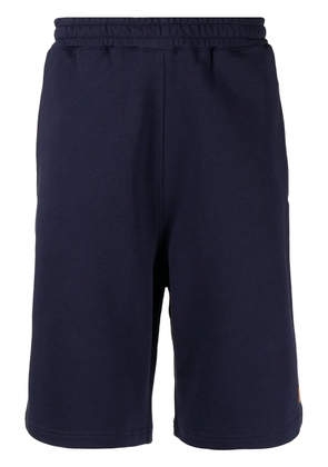 Kenzo logo-patch track shorts - Blue