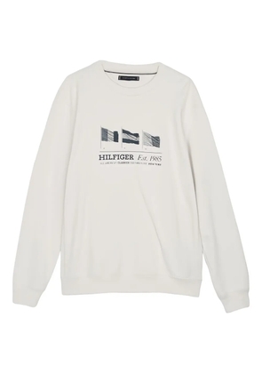 Tommy Hilfiger flags-print sweatshirt - White