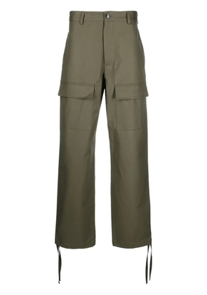 Kenzo straight-leg cargo trousers - Green