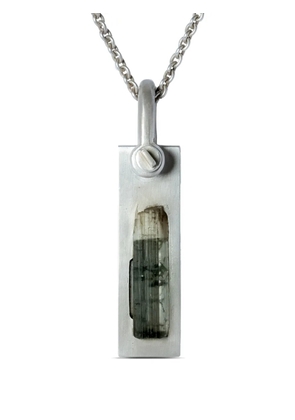 Parts of Four Plate verdelite pendant necklace - Silver