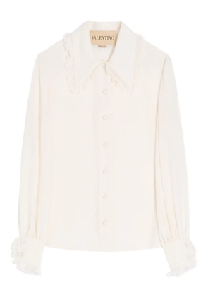 Valentino Garavani crepe de chine shirt - White