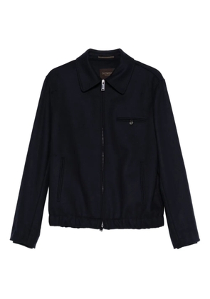 Incotex zip-up jacket - Blue