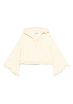ZIMMERMANN Coco cotton hoodie - Yellow