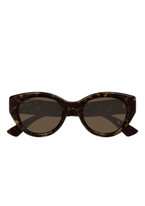 Gucci Eyewear rounded sunglasses - Brown