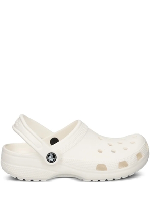 Crocs perforated heel-strap clogs - White