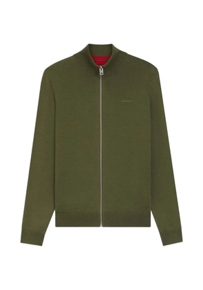 HUGO zip-up cotton jacket - Green
