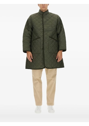 Lavenham Mickfield quilted-pattern coat - Green