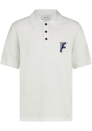 Ferragamo cotton polo shirt - White