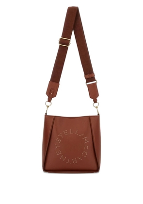 Stella McCartney logo cross body bag - Brown