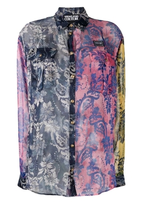 Versace Jeans Couture Tapestry Couture panelled shirt - Pink