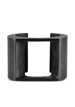 Parts of Four sterling silver Crescent Plane Gateway bracelet - Black