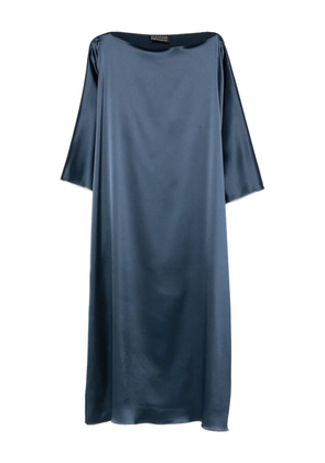 Gianluca Capannolo boat-neck Laura midi dress - Blue