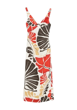 SIR. Julietta floral-print maxi dress - White