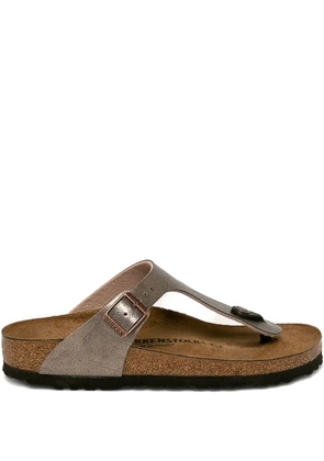 Birkenstock Gizeh metallic thong sandals - Neutrals