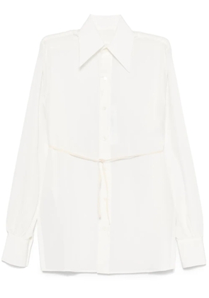 MM6 Maison Margiela silk shirt - Neutrals
