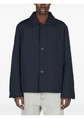 Diomene button-fastening padded jacket - Black