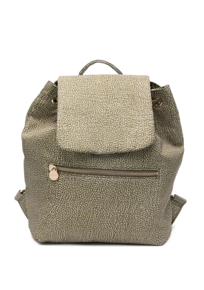 Borbonese medium Eco backpack - Green
