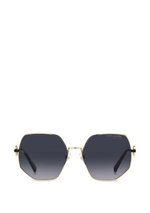 Marc Jacobs Eyewear geometric-frame sunglasses - Gold